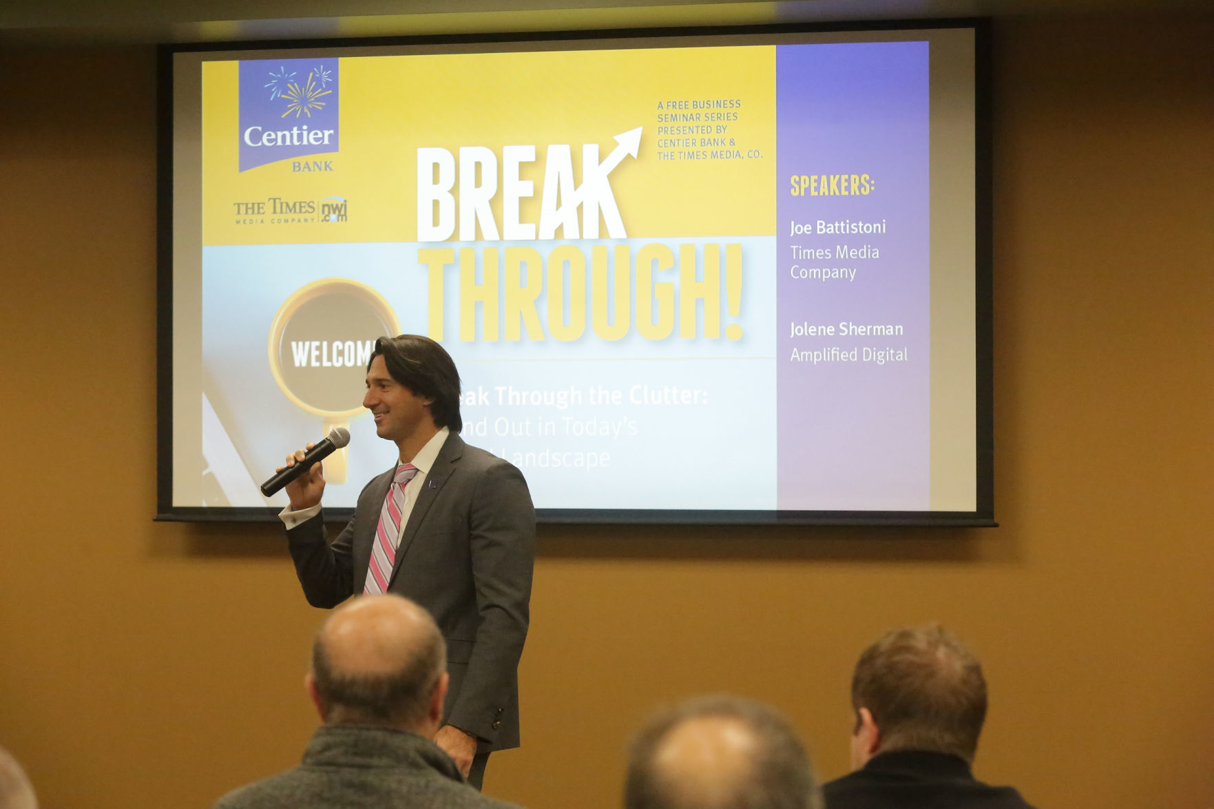 Centier Bank's quarterly Breakthrough business seminar